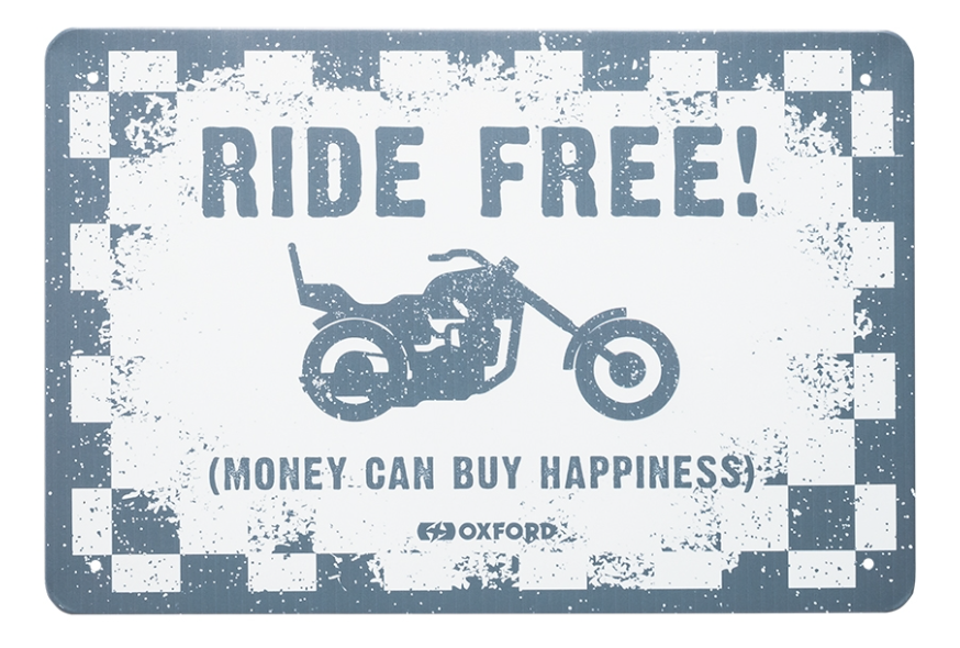 Garage Metal Sign: RIDE