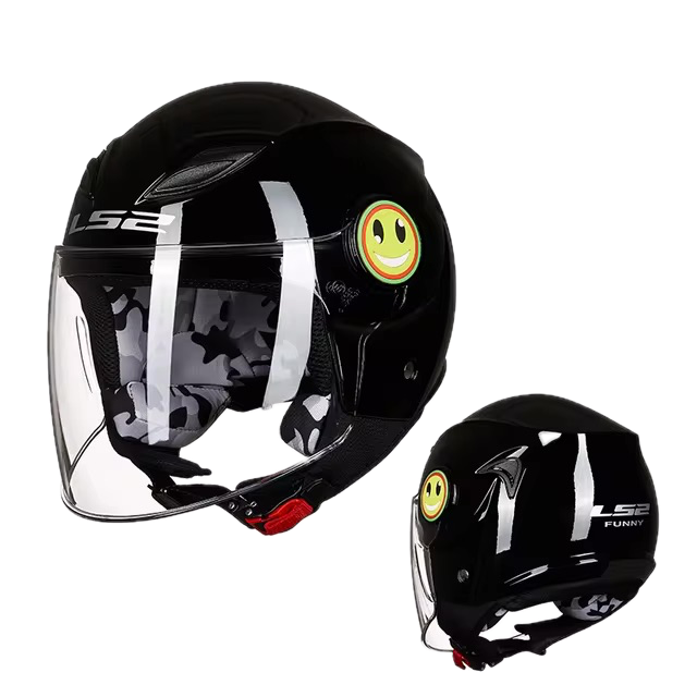 LS2 FUNNY Children's Motorcycle helmet 3/4 open face scooter half face LS2 OF602 motorbike helm capacete casco kids helmets
