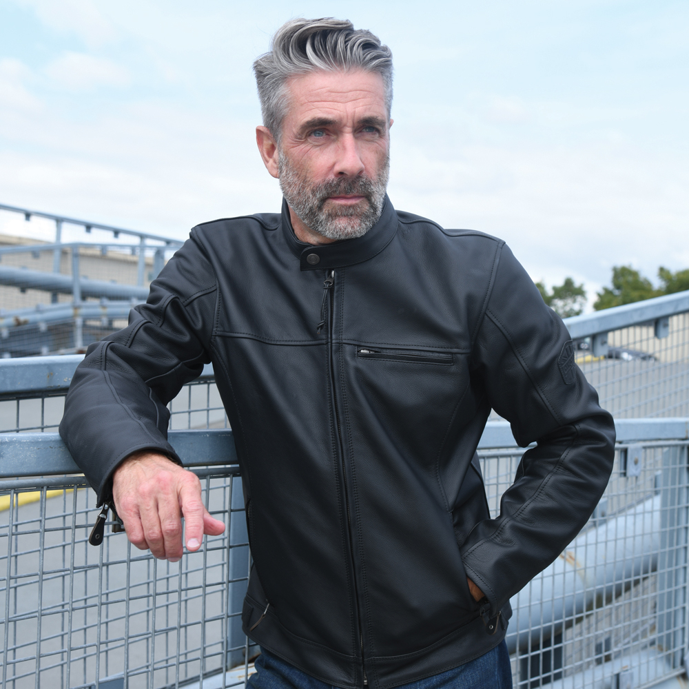 Walton MS Leather Jacket Black