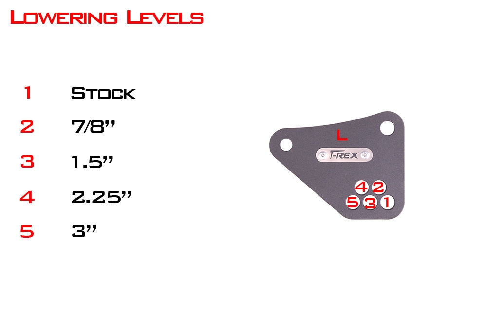 2009 - 2023 Suzuki GSX-R1000 Lowering Link - 5 Levels