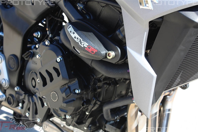 2015 - 2023 Suzuki GSX-S750 No Cut Frame Sliders - Black