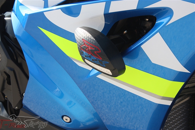 2017 - 2023 Suzuki GSX-R1000 GSX-R1000R No Cut Frame Sliders - Black